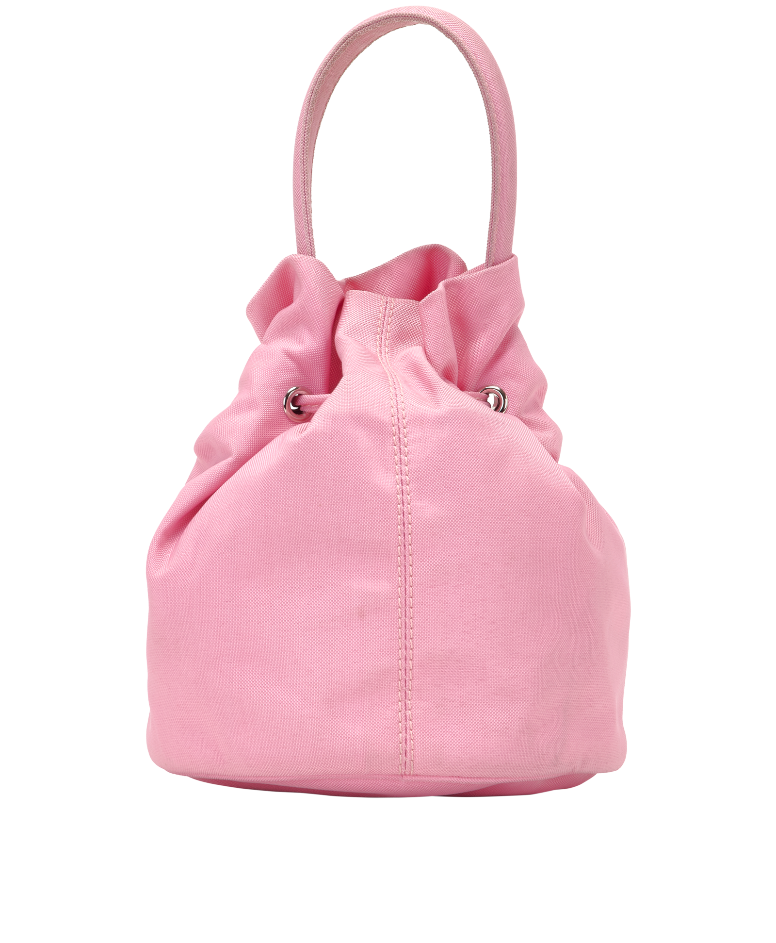 Wheel XS Bucket Bag, &pound;320, Handbags, Pink, Nylon, Back view